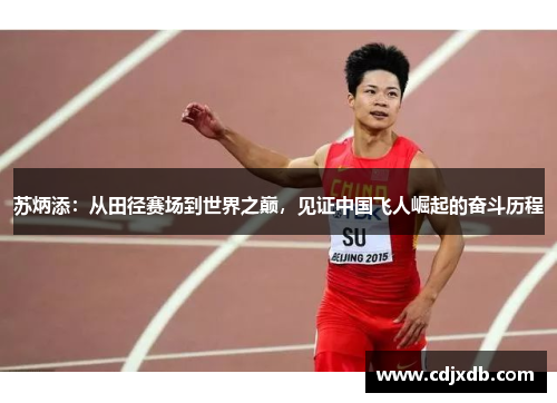 苏炳添：从田径赛场到世界之巅，见证中国飞人崛起的奋斗历程